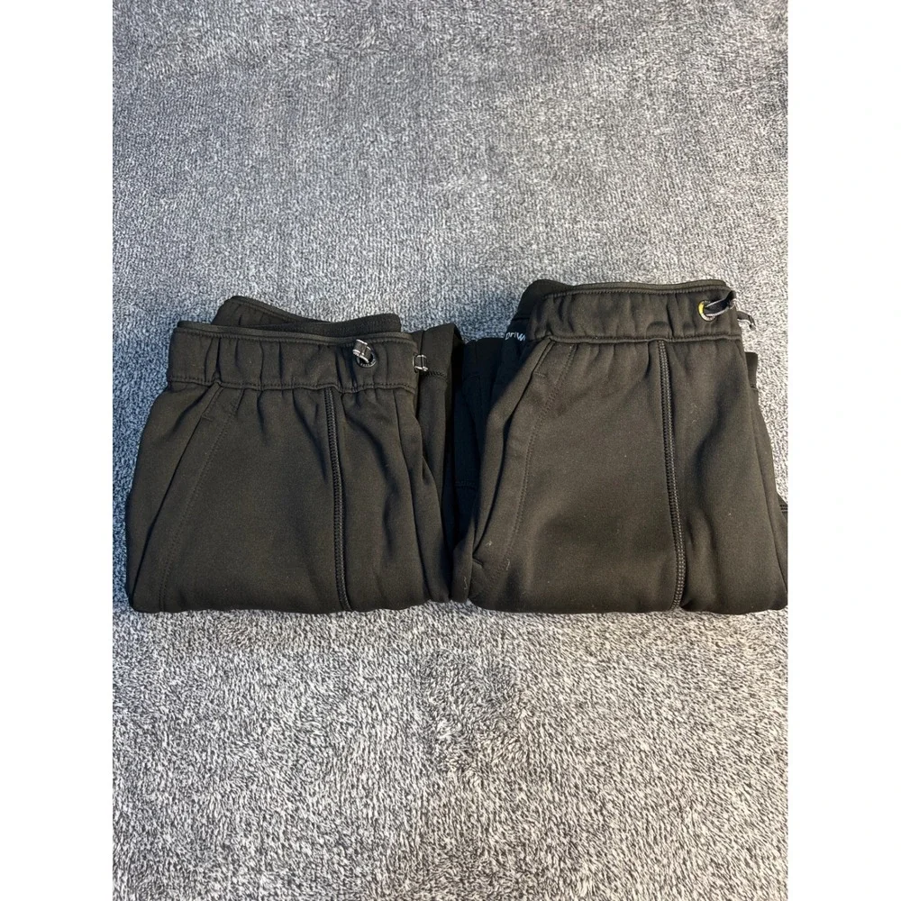 Athletic Works Boys XL 14-16 Black DriWorks Fleece Jogger Pants Lot 2 341001251
